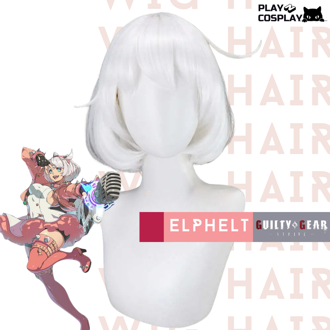 Elphelt Valentine White Wig | Guilty Gear Strive Hair