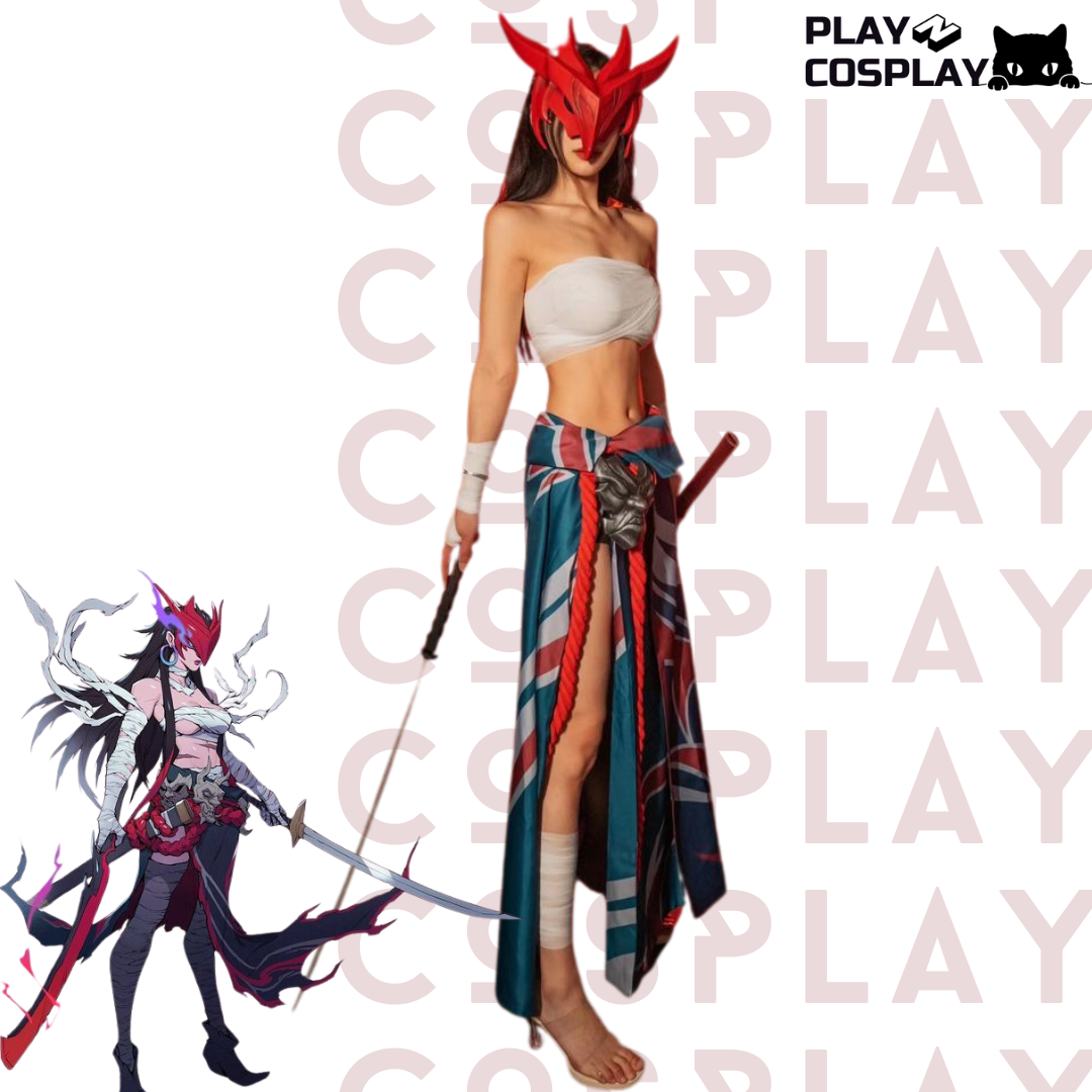 Yone Female Cosplay Set | League of Legends Costume