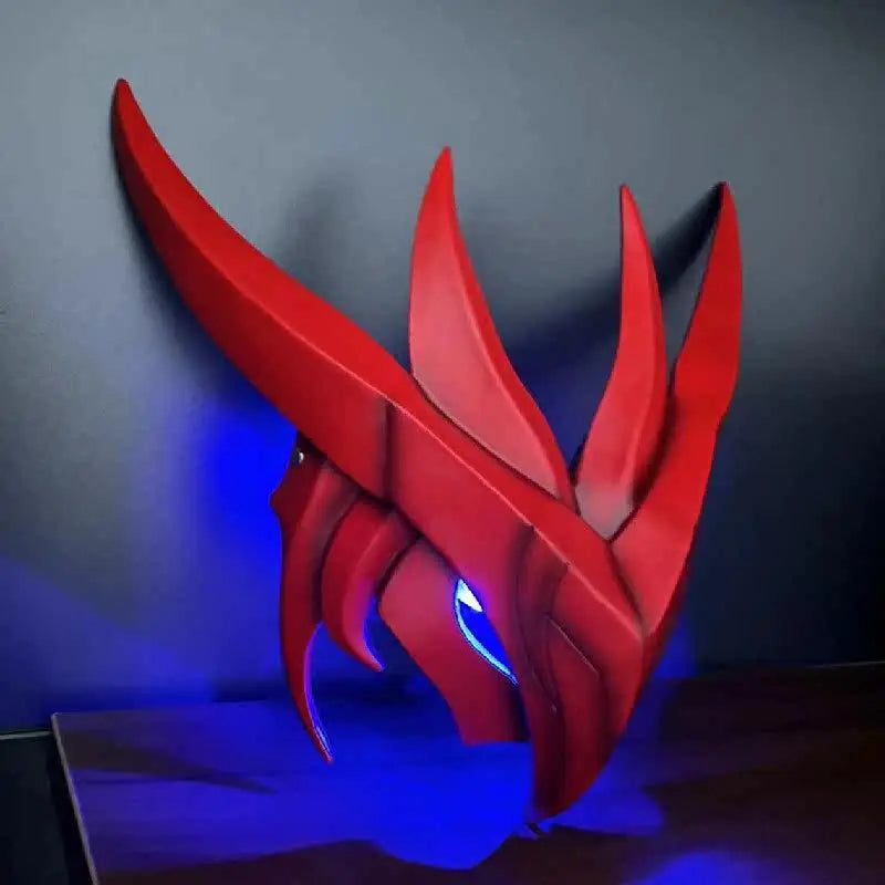 LED Yone Heartsteel Mask | League of Legends Cosplay Prop