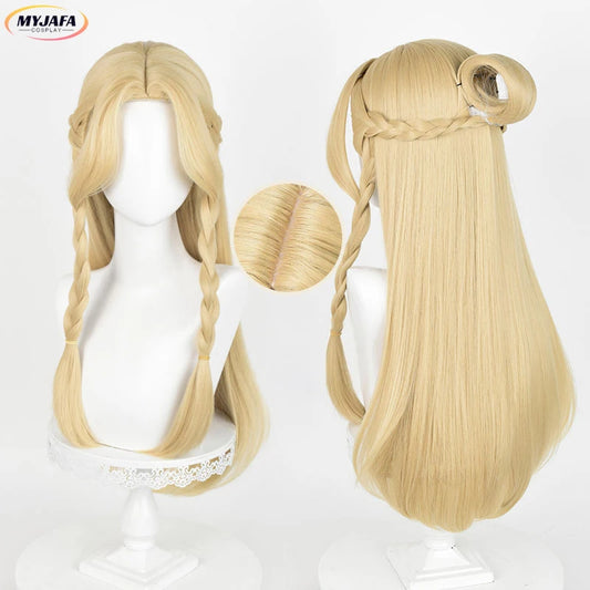 Marcille Blonde Cosplay Wig | Delicious in Dungeon Pre-Braided Hair